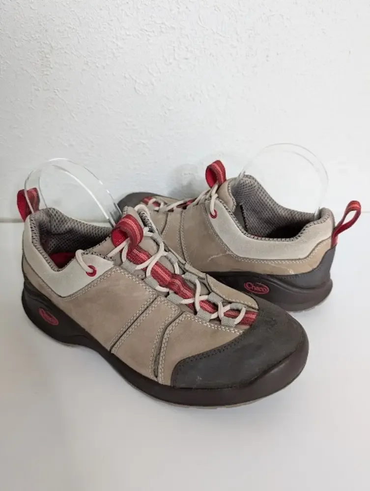 Chaco Torlan Bulloo Hiking Shoes Salmon Run ‎ 9  Vibram Sole Trail Sneakers Camp